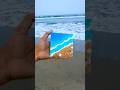 Beach painting 🌊💙 #art #trending #tamil #shorts #acrylicpainting #diy #artandcraft #painting #beach