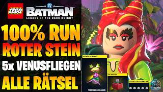 LEGO Batman: Botanischer Garten 100% GUIDE | 5x Venusfliegenfalle, Roter Stein + Bossfight vs Ivy