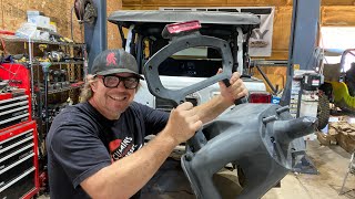 Dirt Daily. Removing the Jeep JL factory Spare Tire mount.