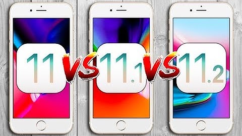 SPEED Test - iOS 11 vs iOS 11.1 vs iOS 11.2 - That