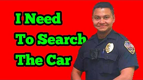 Asking Cops the same silly question they ask us -I'm gonna run the dog around your vehicle