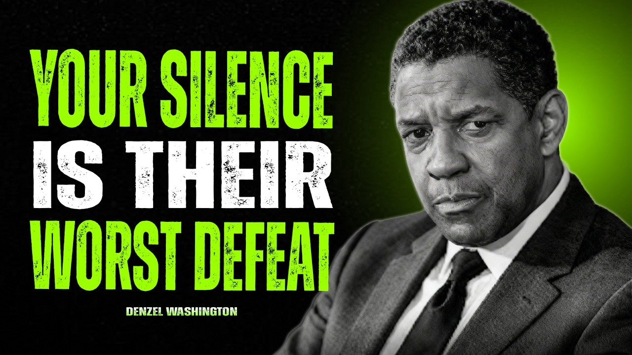 Why Silence Is Your Most Powerful Weapon Against Betrayal | Denzel Washington Motivation