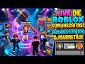 🔴 AO VIVO 🔴 ROBLOX JOGANDO COM INSCRITOS