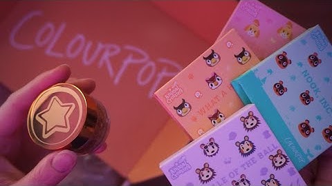 ASMR | Make Up Haul 💄 Colourpop Animal Crossing Collection | Part 1