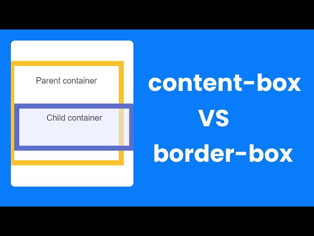 What is Box-Sizing? | content-box vs border-box (HTML and CSS) class=