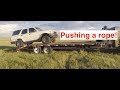 Winch a car OFF a trailer!