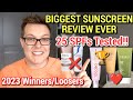 Summer SUNSCREEN REVIEW 2023 - Epic Sunscreen Declutter