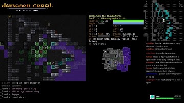 Dungeon Crawl Stone Soup 0.22-a - Gnoll Wizard of Kikubaaqudgha - Part 8