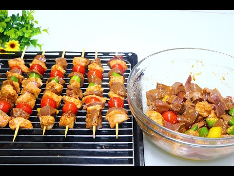 كبد مشوي في الفرن باسهل طريقة واطيب مذاق معلاق مشوي بالفرن مع الخضار مع رباح محمد