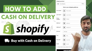 How to Add Cash on Delivery COD Form in Shopify | Shopify COD Setup | Buy Button Shopify