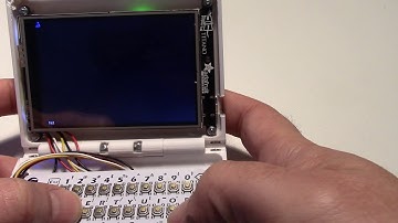 PortablePy: a clamshell Micropython micro-computer