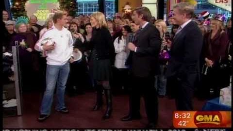 Stuart Holden on Good Morning America (1-1-2010)