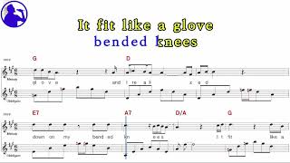 ZZ Top-Hot blue and righteous karaoke sheet music,MR for players,chord,chorus,Lyrics add(Ye karaoke)