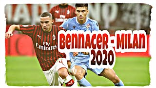 Ismaël Bennacer - ac milan - skills - takles- dribbles - passes 2020آدم وناس