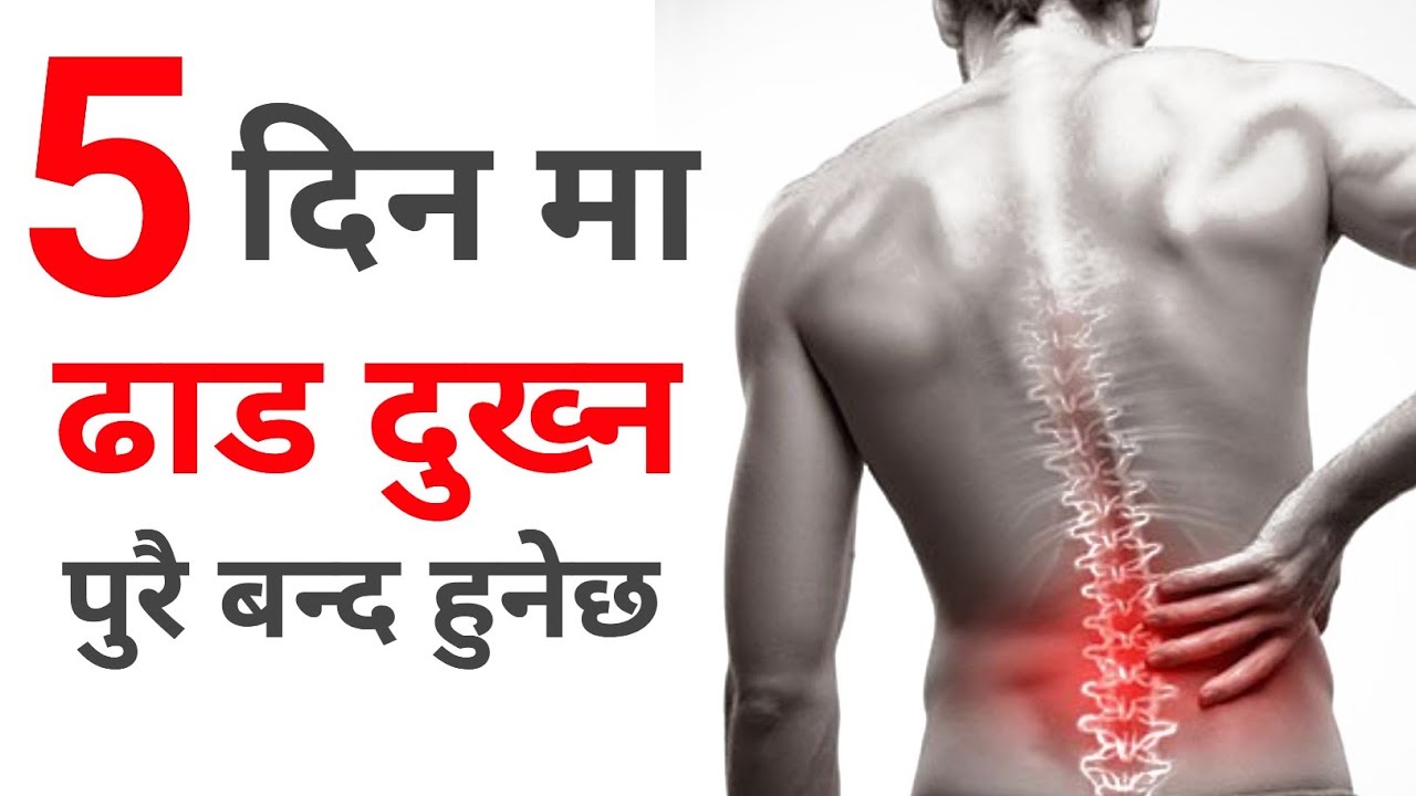 ढाड दुखेको आयुर्वेद र योग द्वारा उपचार | Yoga for back pain | Dhad dukheko upay
