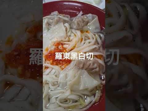 羅東黑白切 #food #黑白切 #三層肉 #羅東 #餛飩麵 #歡樂世界麥哥
