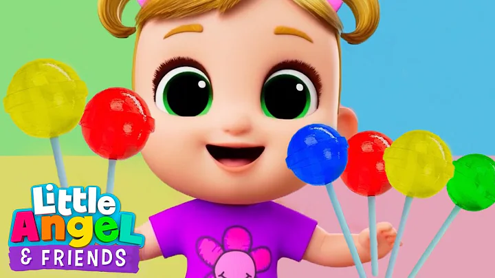 [ 15 MIN LOOP ] Lollipops, Balloons and Sunglasses! | Colors Song | Little Angel Kid Songs