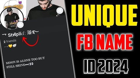2024 WITHOUT UPDATE STYLISH 😈 NAME FACEBOOK ID | FACEBOOK ID REACTOR NAME ID🔥❤️