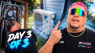 Day 3: Daikin Mini Split Installation & Final Wrap-Up | HVAC PAPI
