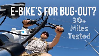 E-Bikes For Bug-Out?