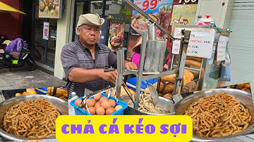 Chiếc máy làm chả cá kéo sợi ở Sài Gòn giật liên tục, khách mua bánh mì 17k thơm ngon