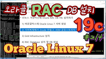 리눅스 가상머신에 Oracle RAC DB 19c 설치 2 (ASM 공유스토리지 생성)