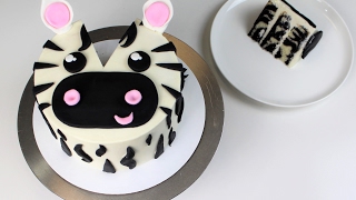 The full recipe and baking instructions for this easy zebra cake can
be found here:
https://chelsweets.com/2017/02/14/zeek-the-zebra/chelsweets.com you
s...