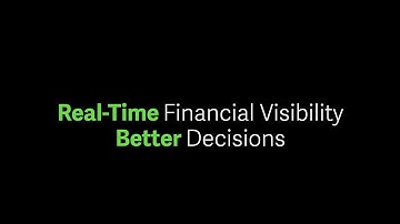 Financial visibility in real time with Sage Intacct