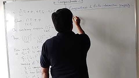 Compactness_L9(Compactness & Finite intersection property)