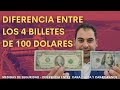 Dólares CARA CHICA, sirven?💲 💵 Diferencia entre los 4 BILLETES de 100 #Dolares -Medidas de Seguridad