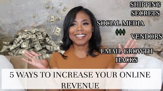 You Should DO THIS To Make More Money With Your Online Store! 5 TIPS!