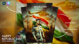 26 January Photo Editing || Republic Day Photo Editing || Photoshop Photo Editing || dl creative