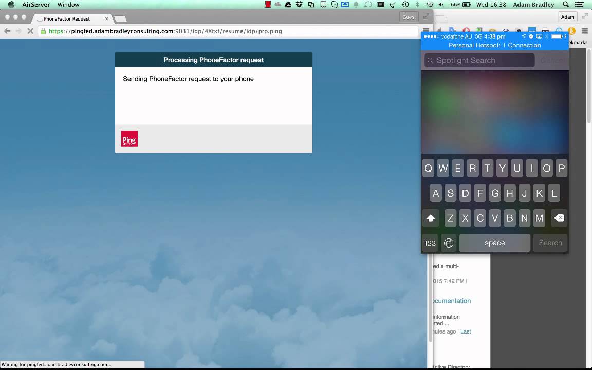 Phonefactor PingFederate PhoneFactor IdP - YouTube