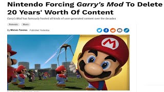 Is Nintendo Destroying Garry&#39;s Mod