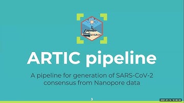 03 - ARTIC Nanopore Bioinformatics Pipeline - Will Rowe