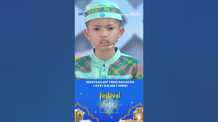 7 IRAMA YANG INDAH! Farid Bacakan Satu Ayat Versi Berbeda! #Shorts #CintaAlQuran #FestivaHafiz2024