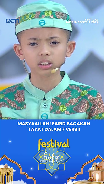 7 IRAMA YANG INDAH! Farid Bacakan Satu Ayat Versi Berbeda! #Shorts #CintaAlQuran #FestivaHafiz2024