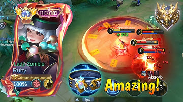 THUNDERBELT IS THE BEST ITEM FOR MYTHICAL IMMORTAL RANKED GAMES!!🙀 BEST RUBY BUILD AND ROTATION 2025