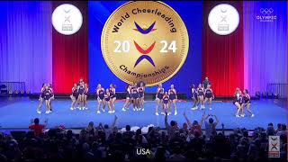 Team USA Youth All Girl Advanced ICU World Cheerleading Championship 2024 Finals