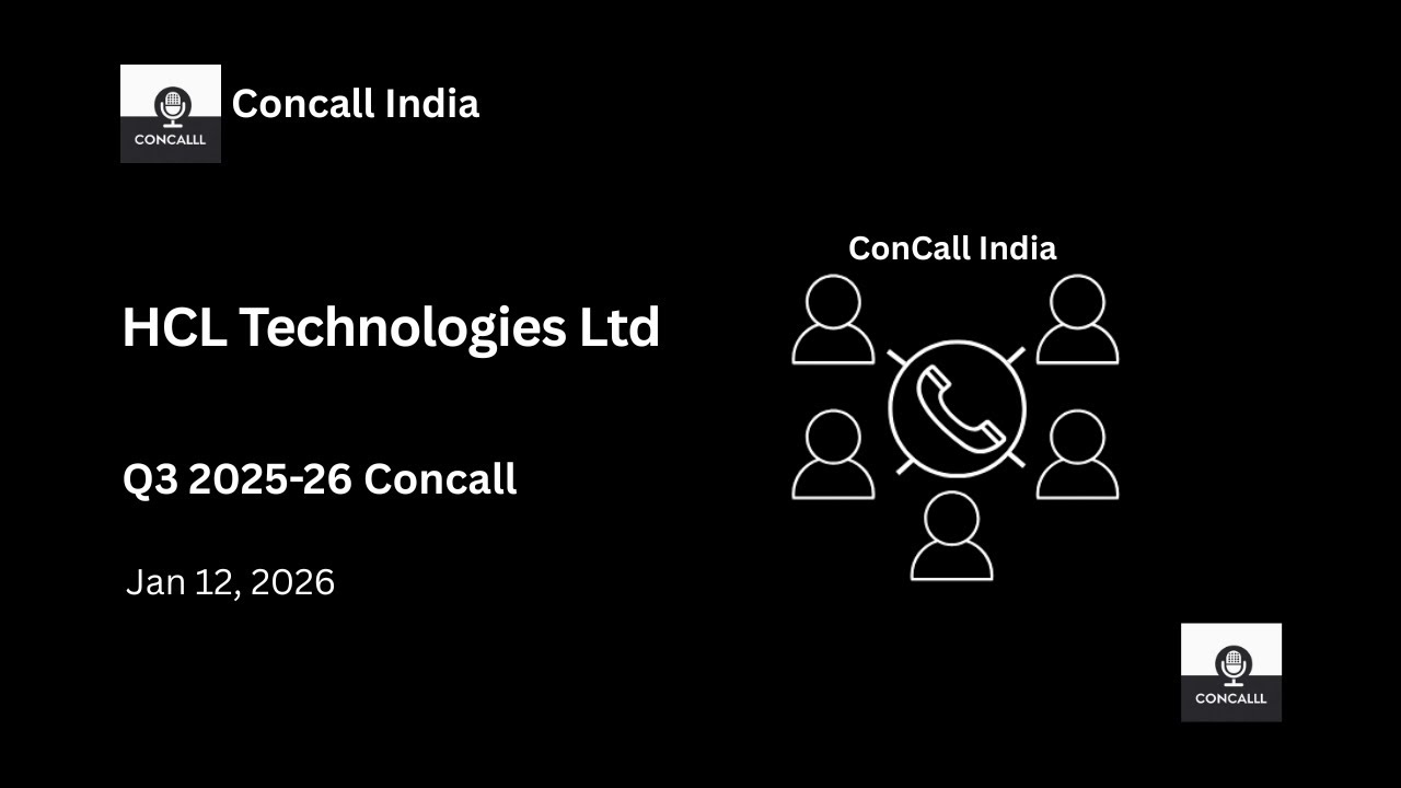 HCL Technologies Ltd Q3 FY2025-26 Concall