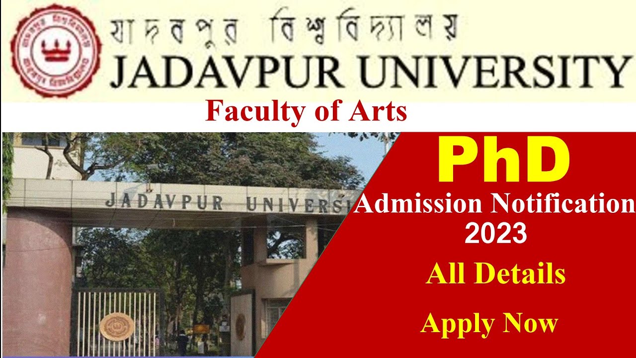 jadavpur university phd admission