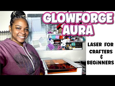 Glowforge Aura unboxing + first print! 🧡 Watch @ms.campbell.teach