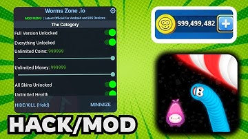 Worms Zone .io Mod APK (iOS/Android) – Unlimited Coins, Max Level & All Skins Unlocked