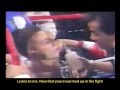 VAN DAMME is coaching a Muay Thai fighter during World Tournament