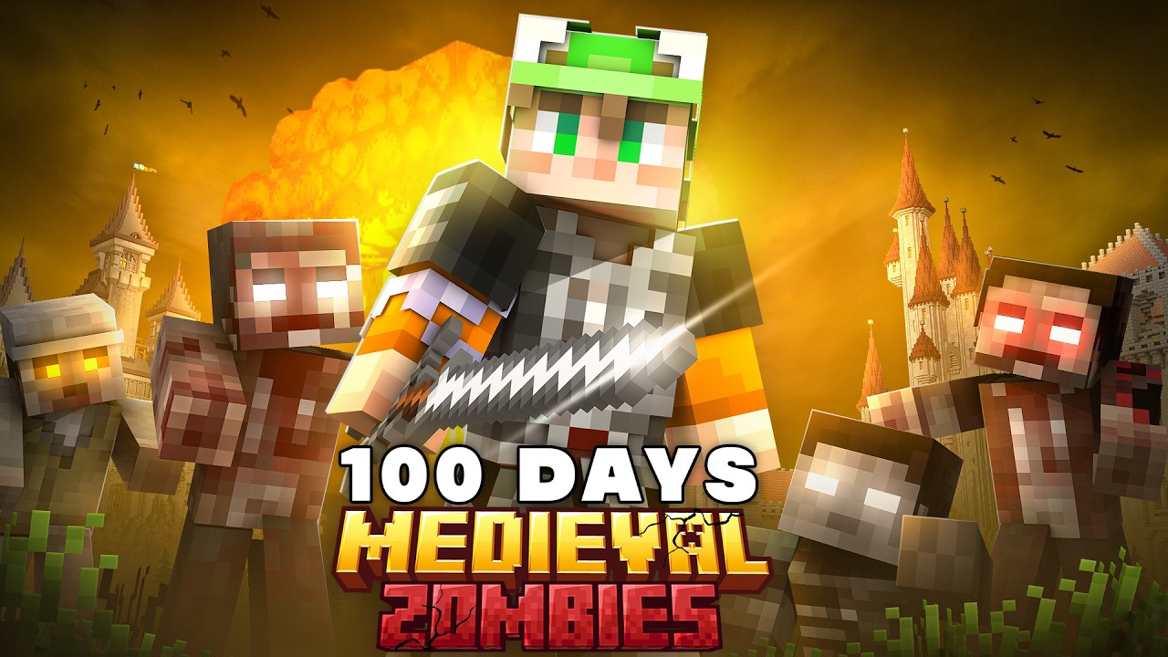I Survived 100 Days of a REALISTIC Medieval Plague in Minecraft