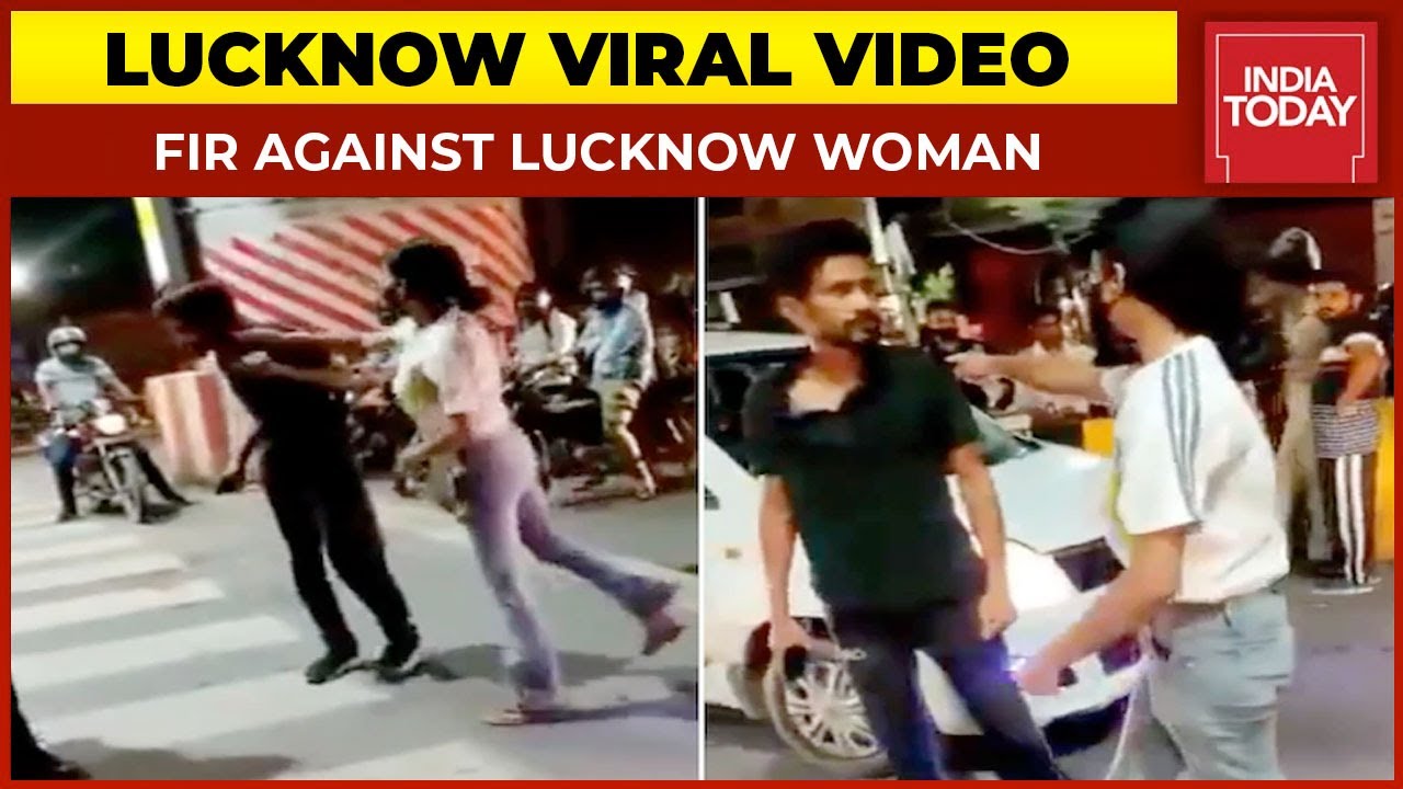 FIR Against Lucknow Woman Seen Thrashing Cab Driver At Traffic Signal In Viral Video