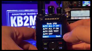 Storing and Sending DTMF Tones On a Anytone D868 D878 D578 Radio