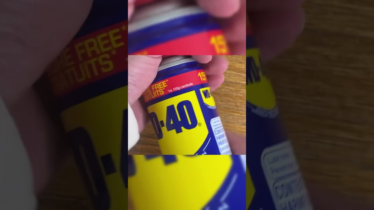 This Trick Is Genius! Remove Hot Glue Residue with WD-40!  