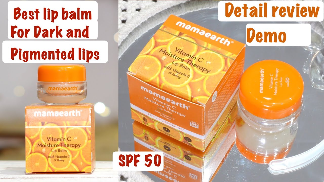 mamaearth lip balm vitamin c Mamaearth Vitamin C Moisture Therapy Lip Balm