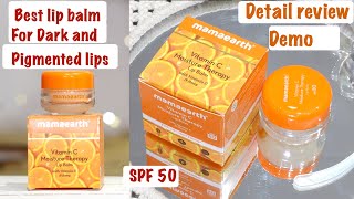 mamaearth vitamin c moisture therapy lip balm spf 50 Tinted 100% Natural with Vitamin C & Honey for 12 hrs lasting protection for soft lips. Buy Mamaearth Vitamin C Lip